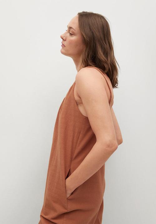 MANGO - One-piece suit jumpy - medium orange