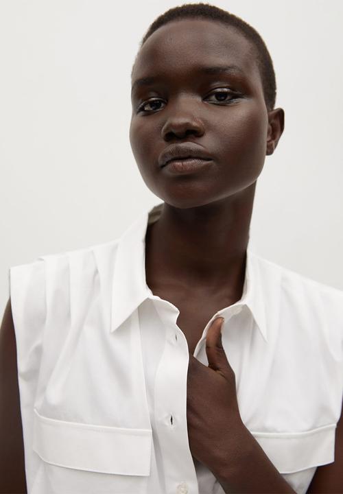 MANGO - Shirt rita - off white