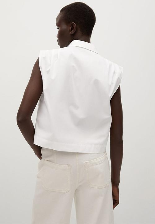 MANGO - Shirt rita - off white