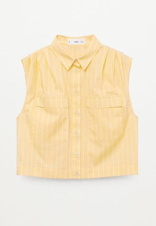 MANGO - Shirt rita - light yellow