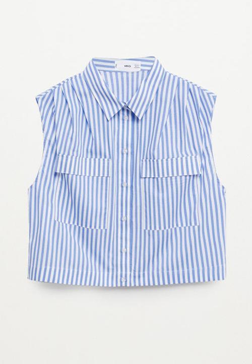 MANGO - Shirt rita - medium blue