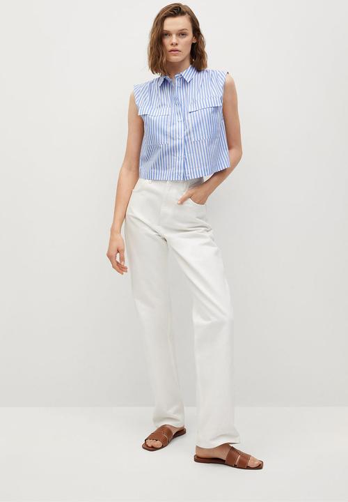 MANGO - Shirt rita - medium blue