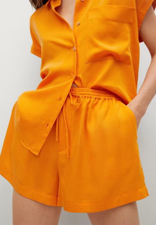 MANGO - Shorts lim - orange