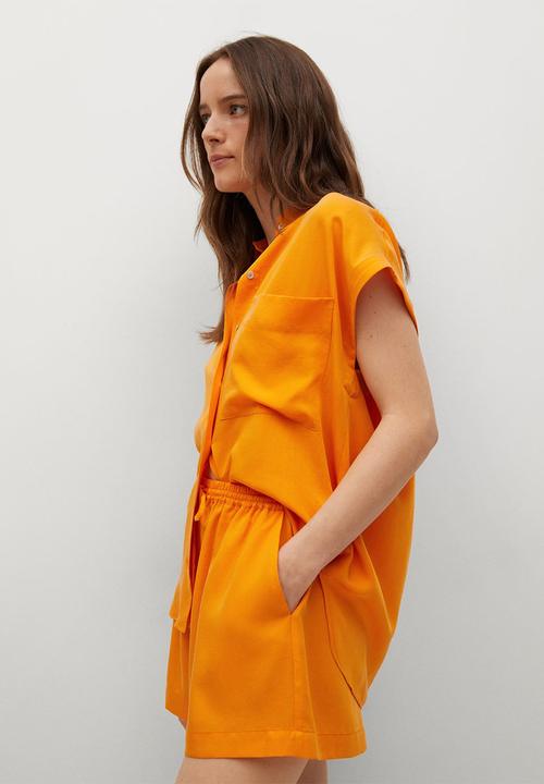 MANGO - Shorts lim - orange