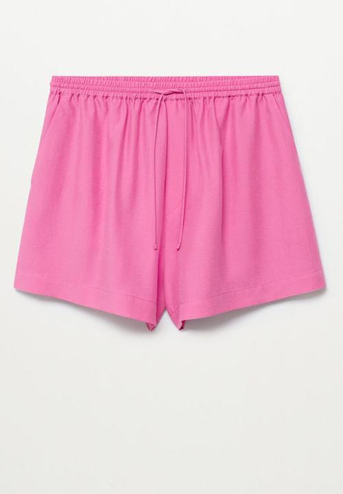 MANGO - Shorts lim - bright pink