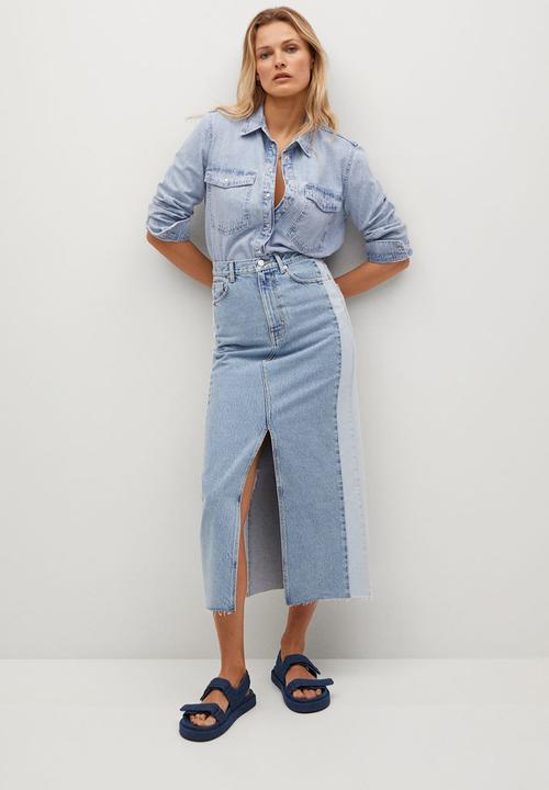 MANGO - Shirt angy - blue