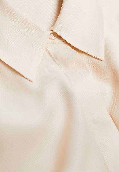 MANGO - Shirt royk - light beige