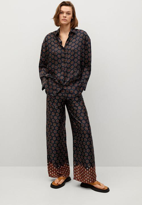 MANGO - Shirt africa - black