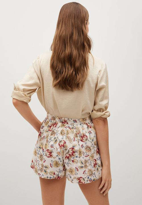 MANGO - Shorts paradise - off white 