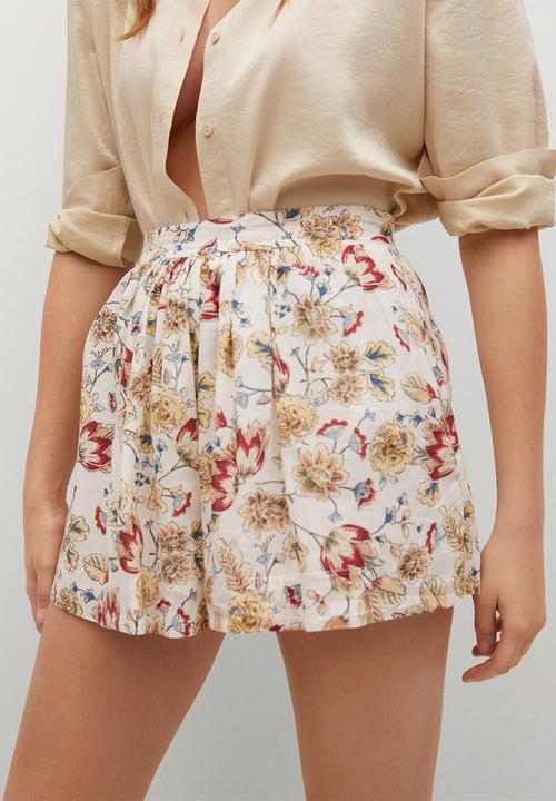 MANGO - Shorts paradise - off white 