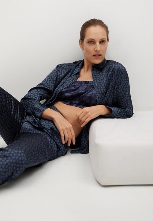 MANGO - Shirt chiqui - blue