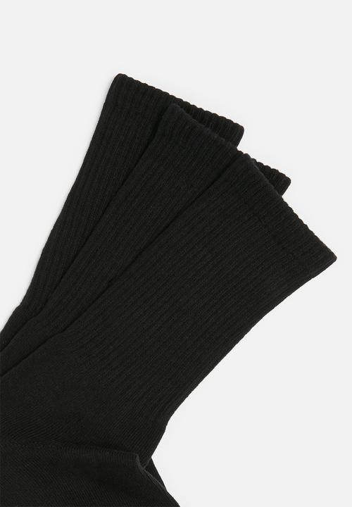 Cotton On - 3 Pack active socks - black
