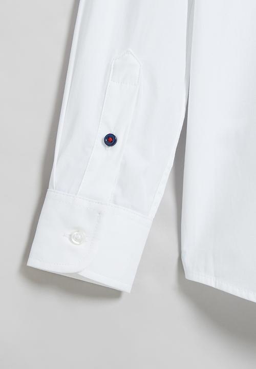 POLO - Boys nicholas long sleeve shirt - white
