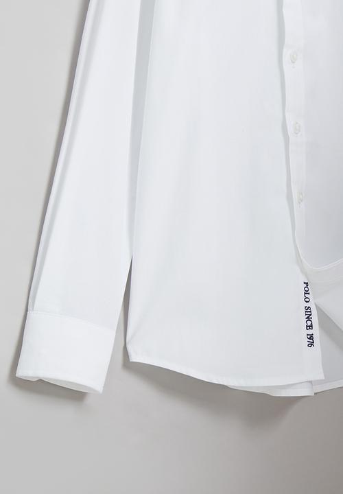 POLO - Boys nicholas long sleeve shirt - white