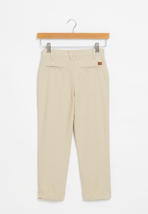 POLO - Boys adrian chino - stone