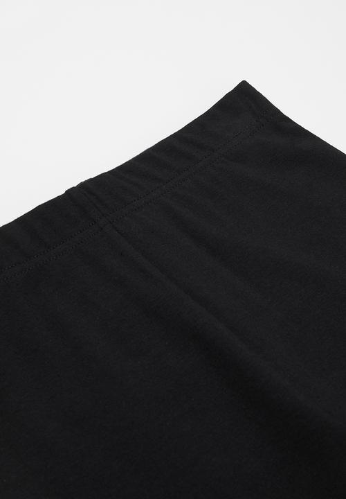Pop Candy - Girls 2 pack cycling shorts - black