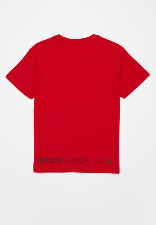 POLO - Boys rick short sleeve tee - red