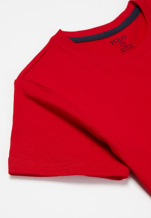 POLO - Boys rick short sleeve tee - red