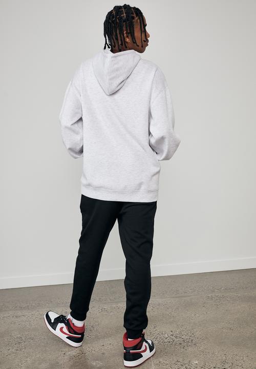Factorie - Oversized graphic hoodie - silver marle