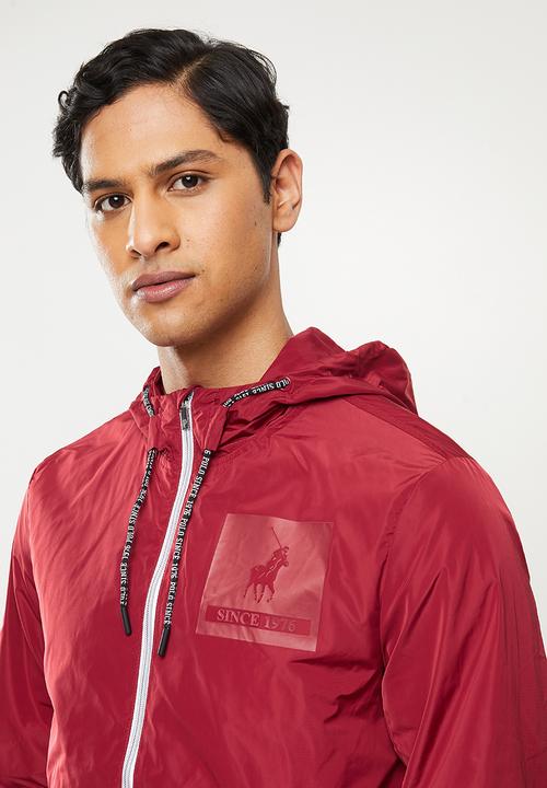POLO - Rayden nylon jacket - crimson