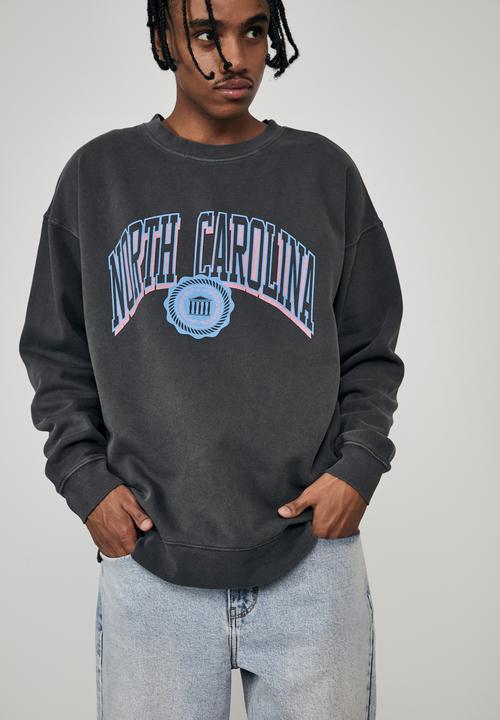Factorie - Elite oversized crew - washed black
