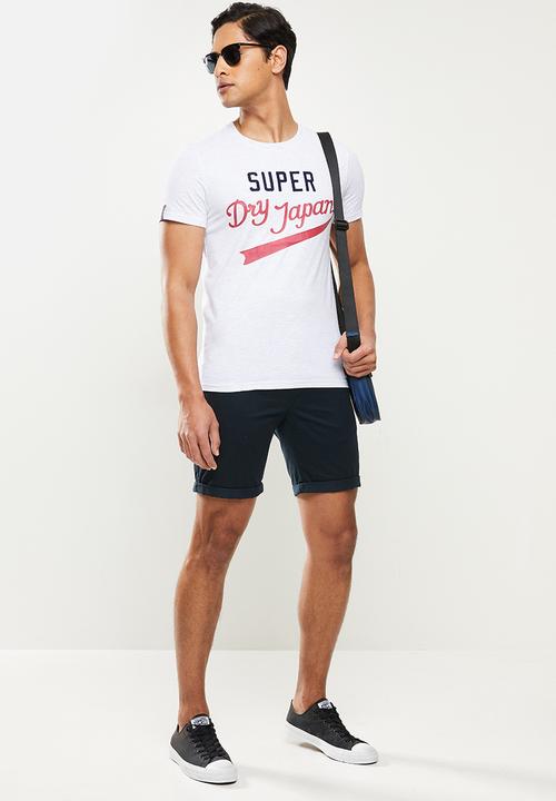 Superdry. - Collegiate graphic tee - ice marl