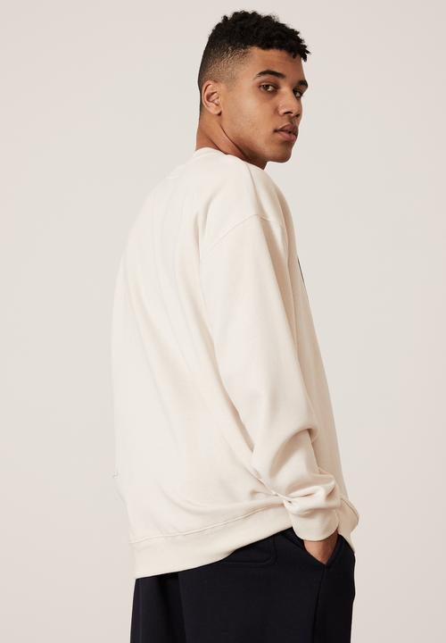 Factorie - Elite oversized crew - ivory