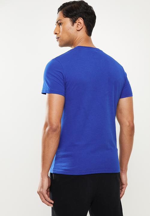 Superdry. - Track and field graphic tee - royal blue