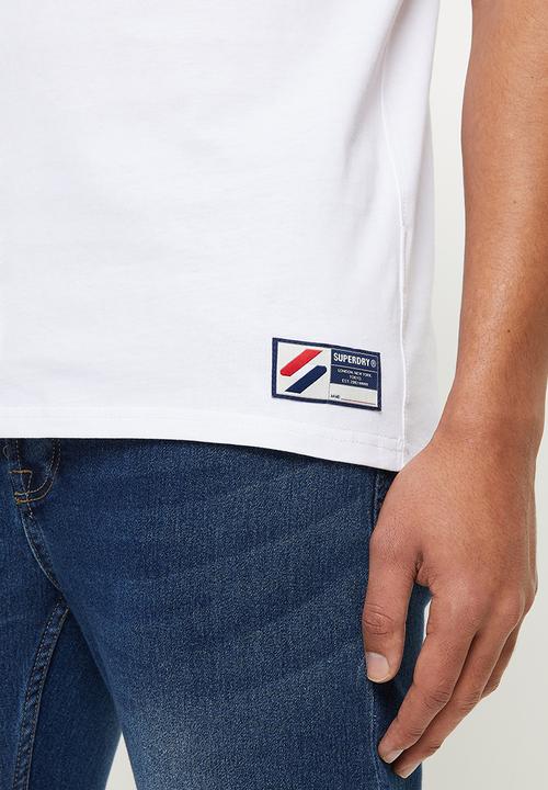 Superdry. - Sportstyle classic tee - white 