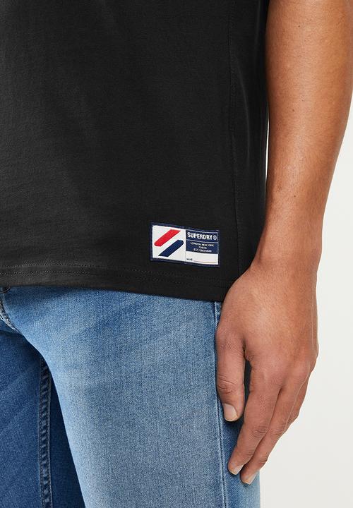 Superdry. - Sportstyle chenille tee - black