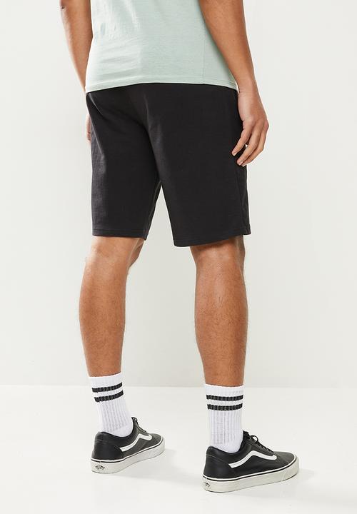 Brave Soul - Essential fleece shorts - black