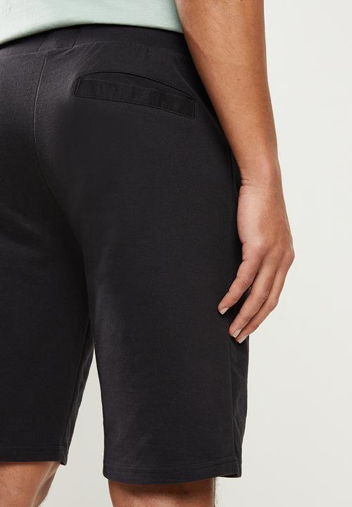 Brave Soul - Essential fleece shorts - black
