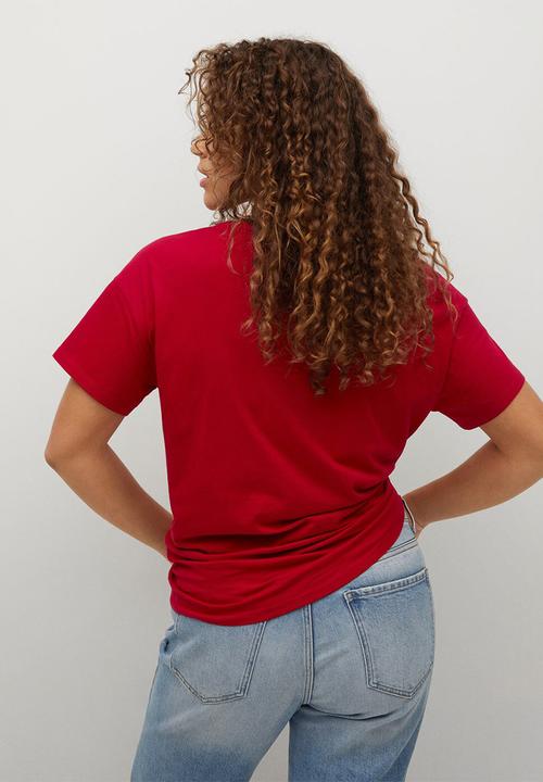 Violeta by Mango - Plus T-shirt easy - red