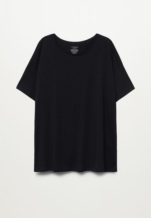 Violeta by Mango - Plus T-shirt easy - black