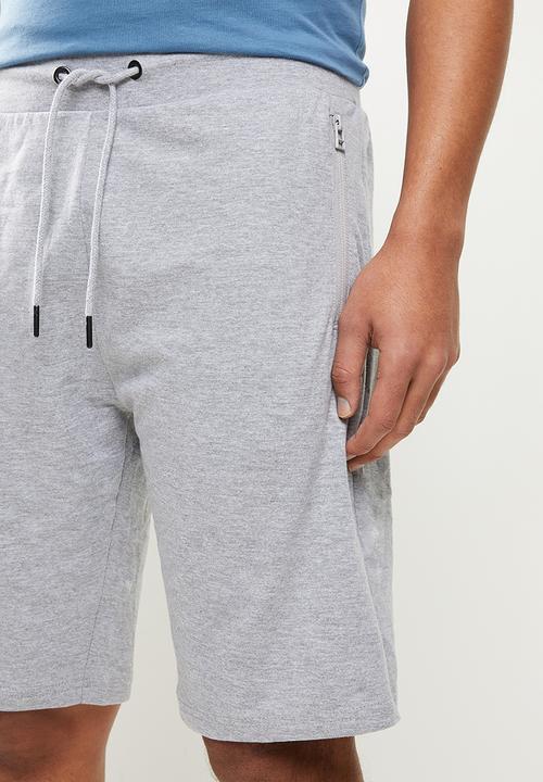 Brave Soul - Essential fleece shorts - grey
