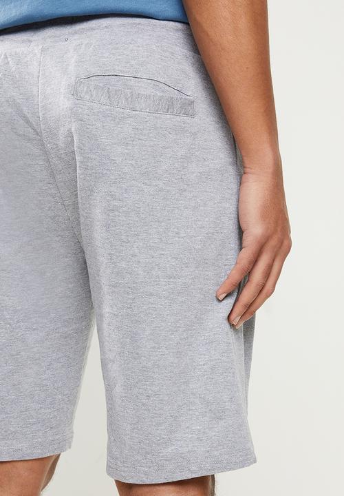 Brave Soul - Essential fleece shorts - grey