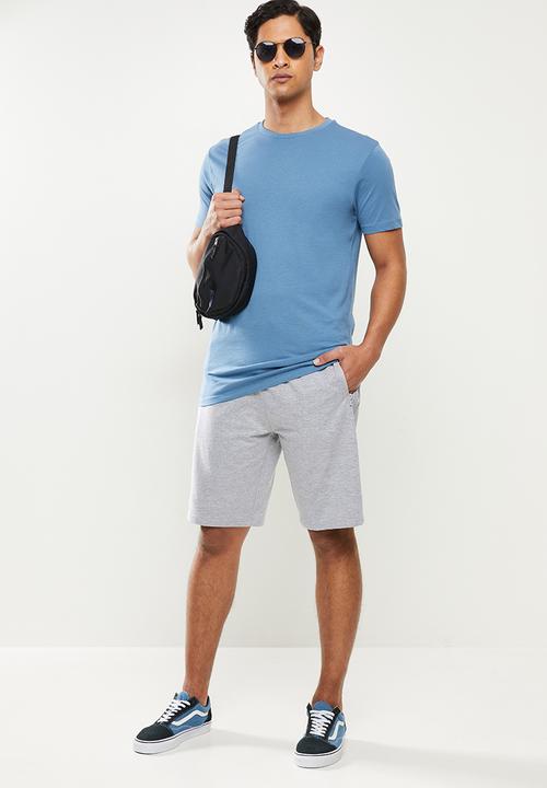 Brave Soul - Essential fleece shorts - grey
