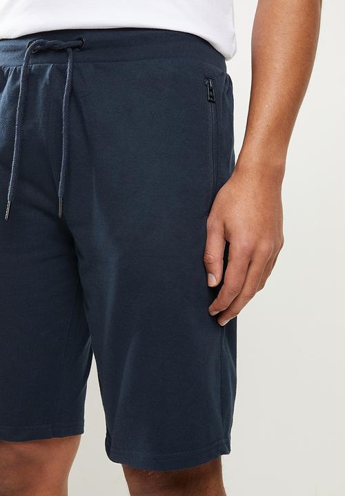 Brave Soul - Essential fleece shorts - navy