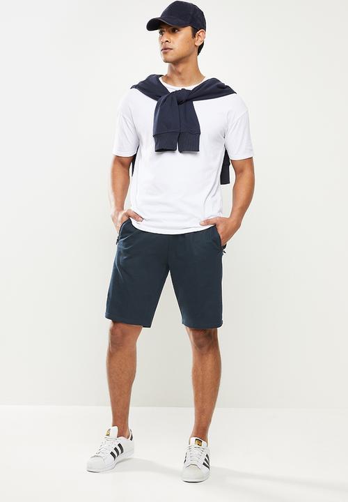 Brave Soul - Essential fleece shorts - navy