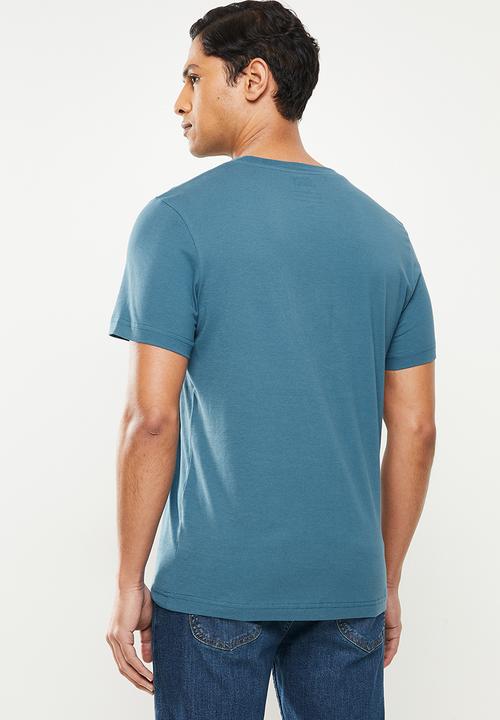 JEEP - Edison short sleeve logo tee - blue