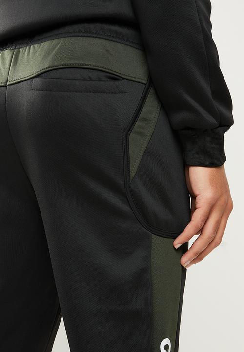 Cutty - Wayne regular fit scuba trackpants - black