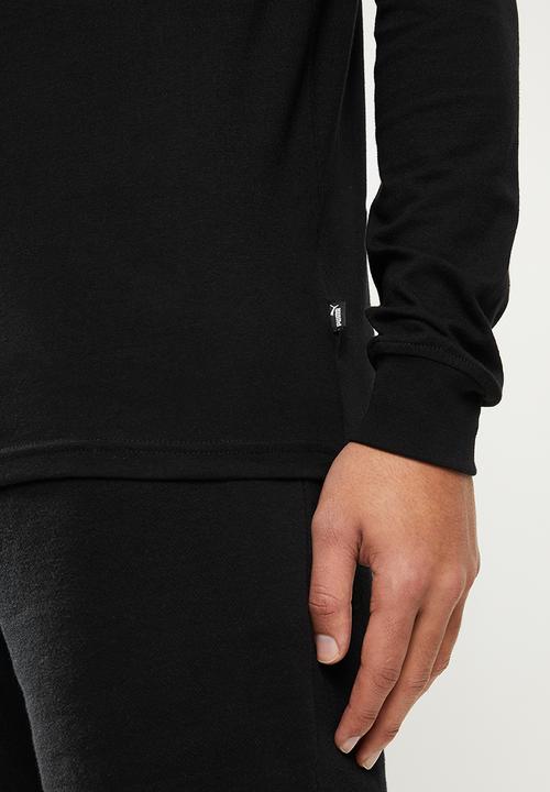PUMA - Puma graphic long sleeve tee - puma black