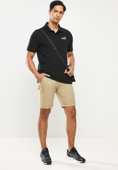PUMA - Ess pique polo m - puma black