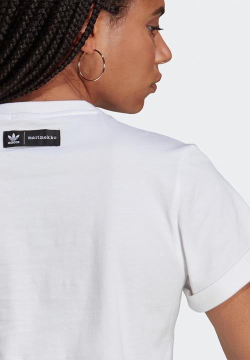 adidas Originals - Winner crop tee - white