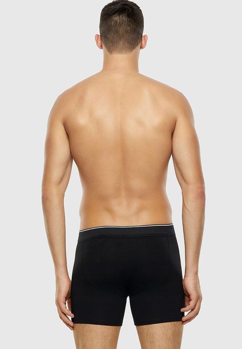 Diesel  - Umbx-sebastian 3pack long boxer - black & white