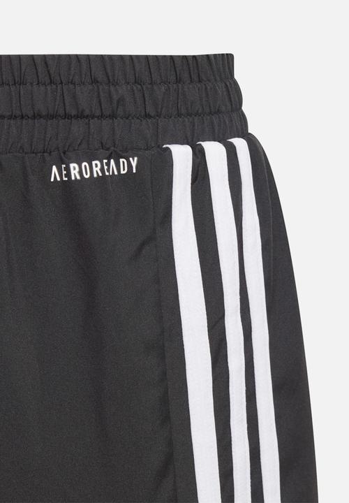 adidas Performance - Girls 3 stripes shorts - black & white