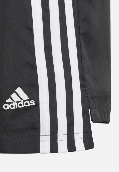 adidas Performance - Girls 3 stripes shorts - black & white
