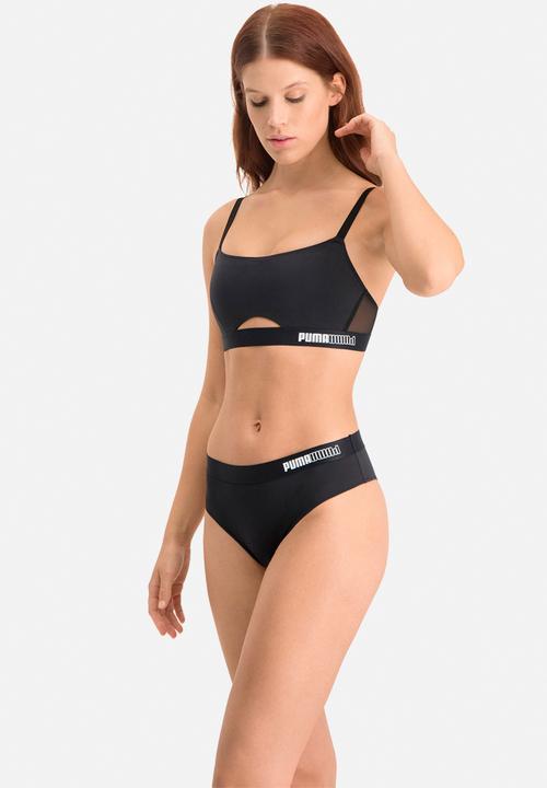 PUMA - Padded sporty bra 1p - black