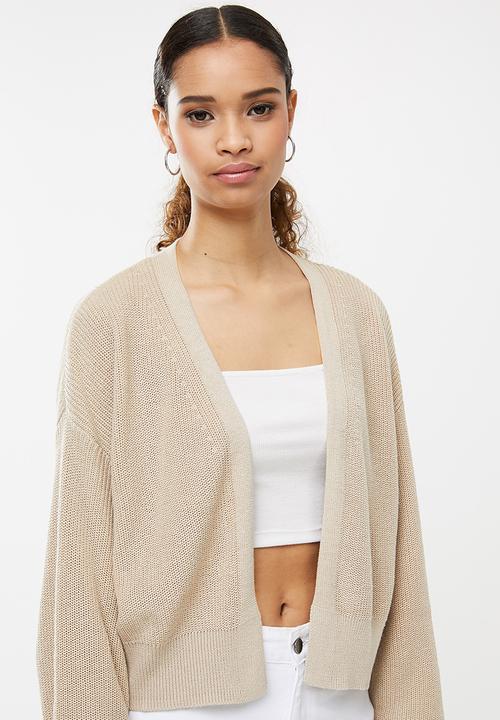 Cotton On - Cotton crop cardi - latte