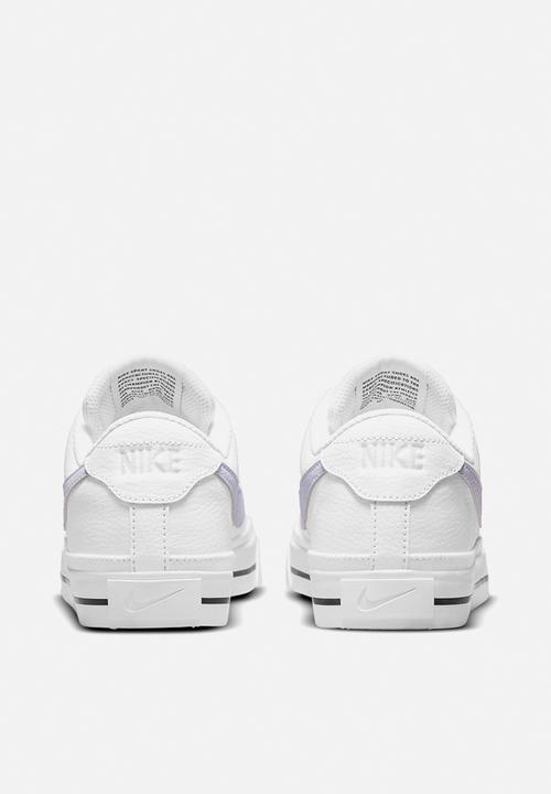 Nike - Court legacy - white/pure violet-black-team orange